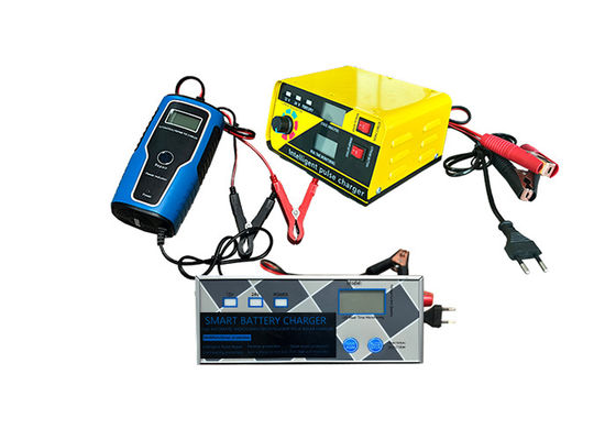 6A 12A 12V свинцово-кислотный двигатель зарядное устройство батареи с светодиодным дисплеем 50 Гц Автоматический адаптер питания